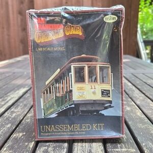 Vintage Testors San Francisco Cable Car 1/48 Scale Model Kit No. 517 Sealed
